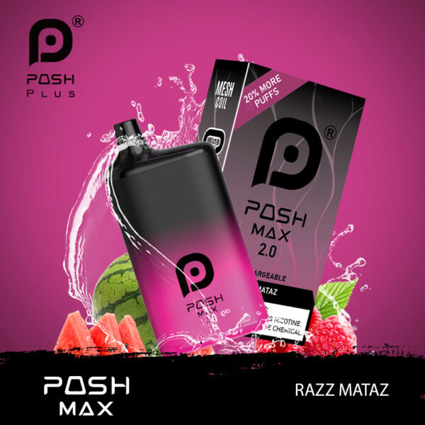 Posh Max 2.0 5200 puffs Razzmataz