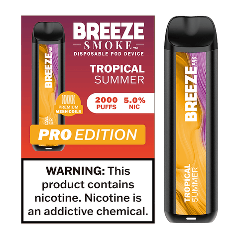 Breeze Smoke Pro 2,000 puffs 5% TROPICAL SUMMER