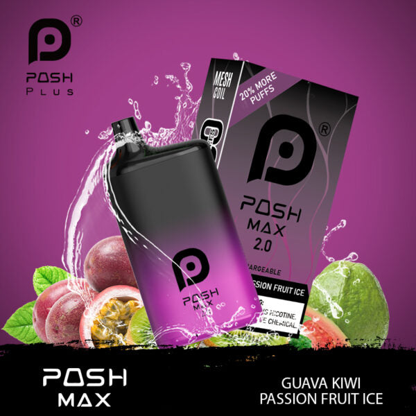 Posh Max 2.0 5200 puffs Guava Kiwi Passionfruit Ice