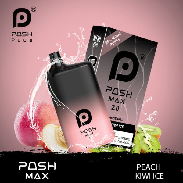 Posh Max 2.0 5200 puffs Peach Kiwi Ice