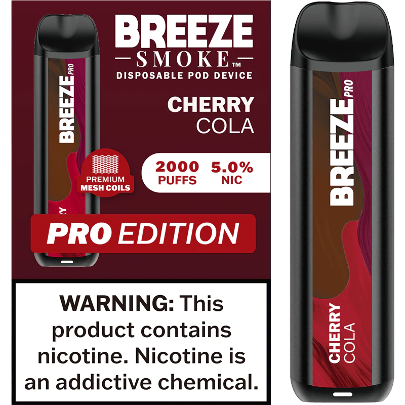 Breeze Smoke Pro 2,000 puffs 5% CHERRY COLA