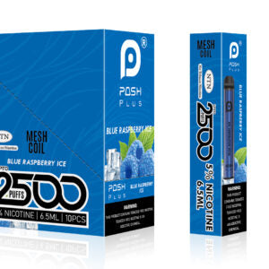 Posh Plus 5% Nic 2500 Puffs 6.5ml Blue Reaspberry Ice