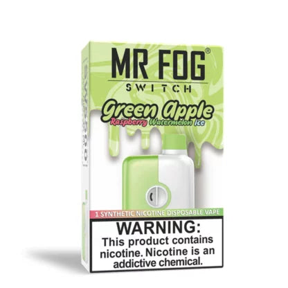 Mr Fog Switch 5500 Green Apple Raspberry Watermelon Ice