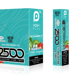 Posh Plus 5% Nic 2500 Puffs 6.5ml Kiwi Stawberry Ice