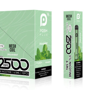 Posh Plus 5% Nic 2500 Puffs 6.5ml  Spearmint