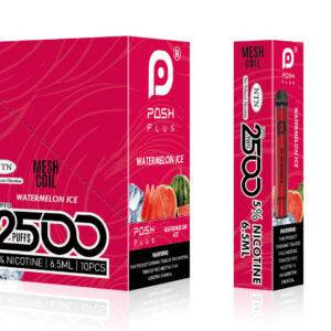 Posh Plus 5% Nic 2500 Puffs 6.5ml  Watermelon Ice